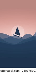 4k boat and wave wallpaper