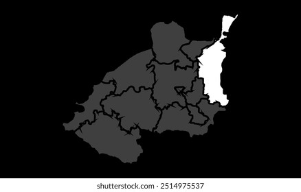 4k Buxar map,Buxar District, Bihar State, Republic of India, Government of Bihar, Indian territory, Eastern India, politics, village, tourism