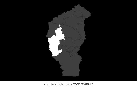 4k Chainpur map, Kaimur District, Bihar State, Republic of India, Government of Bihar, Indian territory, Eastern India, politics, village, tourism