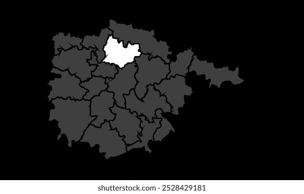 4k Chandi map, Nalanda District, Bihar State, Republic of India, Government of Bihar, Indian territory, Eastern India, politics, village, tourism