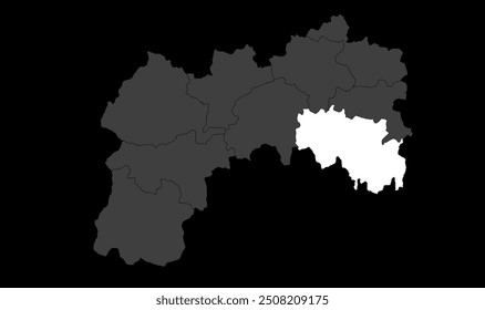 4k Chandwa map, Latehar District, Jharkhand state, Republic of India, Government of Jharkhand, Indian territory, Eastern India, politics, village, tourism