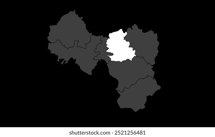4k Chautham map, Khagaria District, Bihar State, Republik Indien, Regierung von Bihar, Indisches Territorium, Ostindien, Politik, Dorf, Tourismus