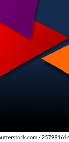 4k color triangle background for smartphone