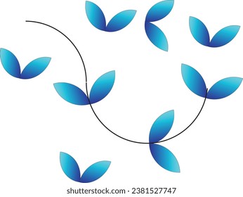 4k-Blumenblatt-Design