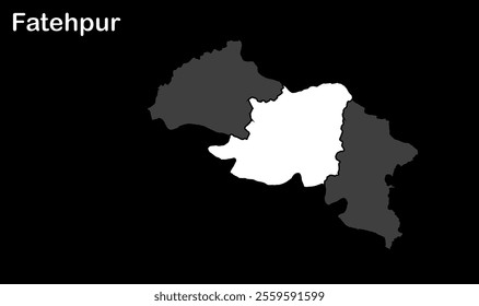 4k Fatehpur map, Fatehur District, Uttar Pradesh State, Republic of India, Government of  Uttar Pradesh, Indian territory, Eastern India, politics, village, tourism