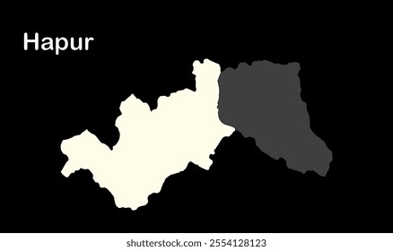 4k Hapur map, Hapur District,  Uttar Pradesh State, Republic of India, Government of  Uttar Pradesh , Indian territory, Eastern India, politics, village, tourism