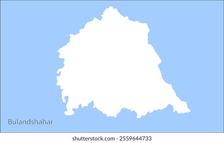 4k High reg of Bulandshahar district map, Bulandshahr District, Uttar Pradesh State, Republic of India, Government of  Uttar Pradesh, Indian territory, Eastern India, politics, village, tourism