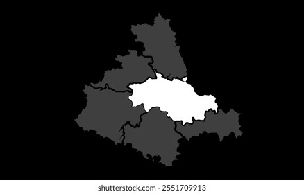 4k Jaunpur map, Jaunpur District, Uttar Pradesh State, Republic of India, Government of  Uttar Pradesh, Indian territory, Eastern India, politics, village, tourism