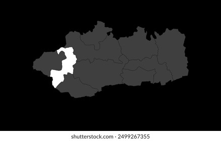 4k Kersai mapa, Distrito de Simdega, estado de Jharkhand, República de India, Gobierno de Jharkhand, territorio indio, India oriental, política, aldea, turismo