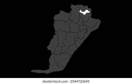 4k Kochas map, Rohtas District, Bihar State, Republic of India, Government of Bihar, Indian territory, Eastern India, politics, village, tourism