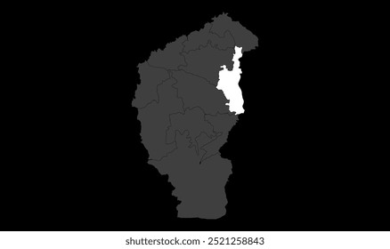 4k Kudra map, Kaimur District, Bihar State, Republic of India, Government of Bihar, Indian territory, Eastern India, politics, village, tourism