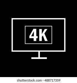 4K LCD TV icon