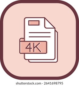 4k Line vector Icon Design