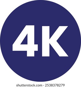 4K logo displayed prominently on a clean white background, emphasizing clarity and modern design.