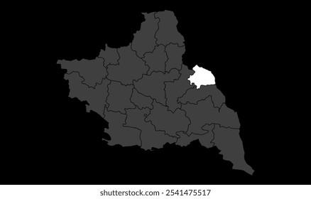 4k Maker mapa, Distrito de Saran, Estado de Bihar, República de la India, Gobierno de Bihar, Territorio indio, India oriental, política, aldea, turismo