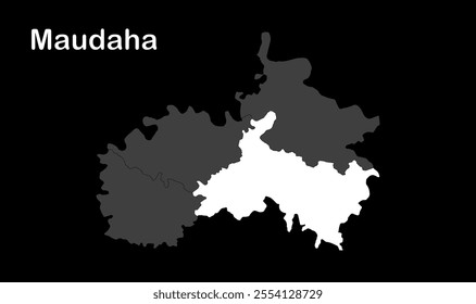 4k Maudaha map, Hamirpur District,Uttar Pradesh State, Republic of India, Government of  Uttar Pradesh, Indian territory, Eastern India, politics, village, tourism