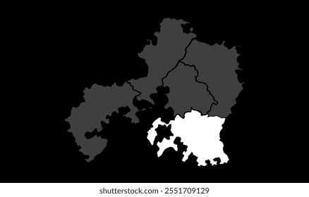 4k mapa de Mauranipur, distrito de Jhansi, estado de Uttar Pradesh, República de la India, gobierno de Uttar Pradesh, territorio indio, India oriental, política, aldea, turismo