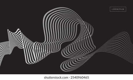 Fondo de pantalla mezclado liso abstracto futurista moderno del fondo 4k 