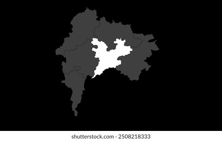 Mapa de Murhu 4k, Distrito de Khunti, Estado de Jharkhand, República da Índia, Governo de Jharkhand, Território indiano, Índia Oriental, política, aldeia, turismo