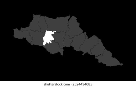 Mapa de Phulwaria de 4k, Distrito de Gopalganj, Estado de Bihar, República da Índia, Governo de Bihar, Território indiano, Índia Oriental, política, aldeia, turismo