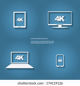 4K resolution icon with modern flat design suitable for advertising, promotion, presentation. Eps10 vector illustration.