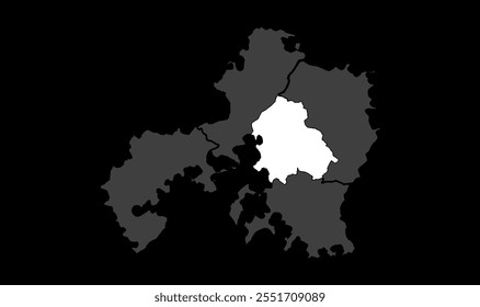 4k Tahrauli mapa, Jhansi Distrito, Estado de Uttar Pradesh, República de la India, Gobierno de Uttar Pradesh, territorio indio, India oriental, política, aldea, turismo