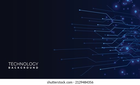 4K technology background vector art blue, black modern art design, wallpaper, can be used in flyers, mock up EPS10 illustration