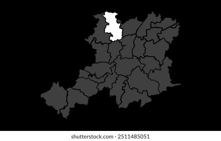 Mapa de 4k Tkari, Distrito de Gaya, Estado de Bihar, República da Índia, Governo de Bihar, Território indiano, Índia Oriental, política, aldeia, turismo