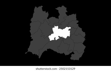 4k Tonto map, Pashchimi Singhbhum District, Jharkhand state, Republic of India, Government of Jharkhand, Indian territory, Eastern India, politics, village, tourism