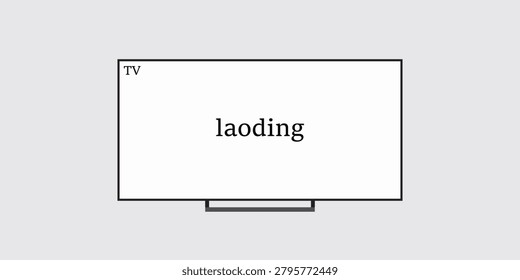 4K TV flat screen lcd or oled, plasma, realistic illustration, White blank monitor mockup. wide flatscreen monitor hanging on the wall