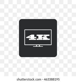 4K TV icon.