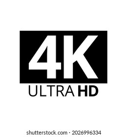 4K UHD logo vector png
