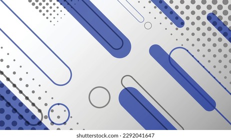 4K ultra high definition modern minimal geometric background Blue dynamic shapes element used for decoration, illustration, backdrop, wallpaper, background.