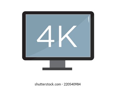 4K Ultra High Definition Resolution Quality of Screen