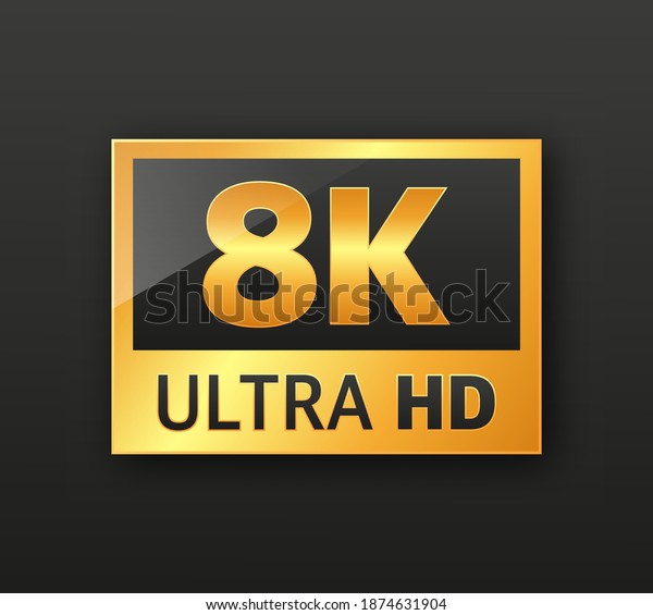 4k Ultrahd 2k Quadhd 1080 Fullhd Stock Vector (Royalty Free) 1874631904 ...