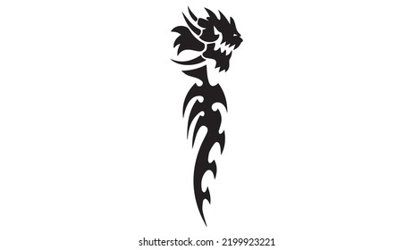 4k vector dragon, art, illustration, tattoo