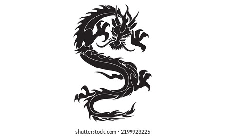 4k vector dragon, art, illustration, tattoo