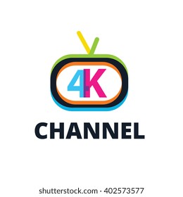 4K Video Channel Logo Template
