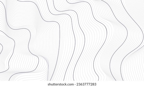 4K wavy geometric background. EPS 10 vector illustration. Modern vector background