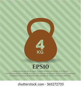4Kg Kettlebell icon