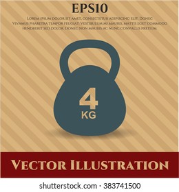 4Kg Kettlebell icon