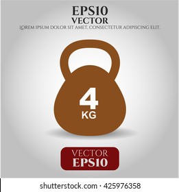 Icono de Kettlebell de 4 Kg
