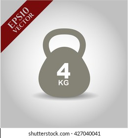 4Kg Kettlebell icon
