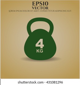 4Kg Kettlebell icon