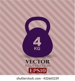 4Kg Kettlebell icon