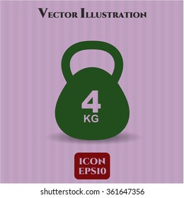 Símbolo de Kettlebell de 4 Kg
