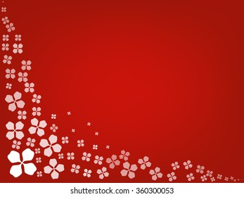 4-leaf clover white & black background, a good sign for hope,belief & faith, love and luck