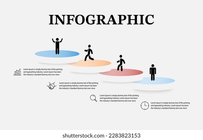 The 4-step stacked cylinder infographic stunning, template that presents a four-step process or strategy through cylinders. This fully customizable template is perfect for any business presentation.