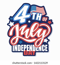 4th, america, american, background, banner, blue, brush, card, celebrate, celebration, day, design, event, flag, flyer, fourth, freedom, greeting, hand, happy, holiday, illustration, image, independen