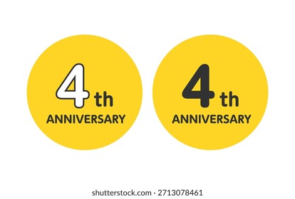 4th. 4th anniversary. Anniversary. anniversary.